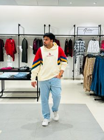 340 GSM Embroidery Print Hoodie